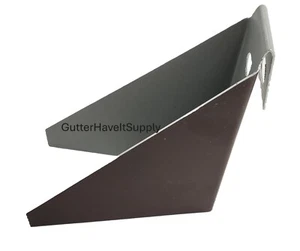 Package of 10 - 5 inch Steep Gutter Wedge Brown - Picture 1 of 5