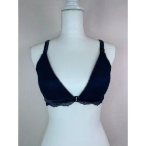 Victoria's Secret Bralette-BH Damen Medium marineblau vorne geschlossen ohne Bügel - Bild 1 von 8