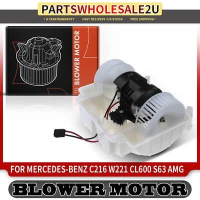 HVAC Blower Motor for Mercedes-Benz C216 W221 CL550 CL600 CL63 AMG S350 S63 AMG - Image 1 of 4