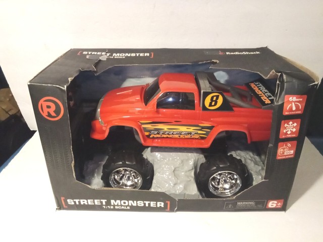 Carrinho Controle Remoto 4x4 Monster Presente Para Menino Cor Vermelho