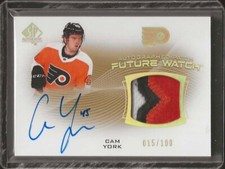 2021-22 SP Authentic #FWAP-CY Cam York (RC)  -Auto Patch Future Watch 015/100