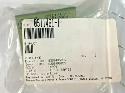 Cessna 0511461-1 Reinforcement - Image 1 of 2