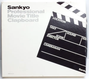Vintage Movie Film Title Scene Clapboard By Sankyo / New In Box / NIB - Picture 1 of 2