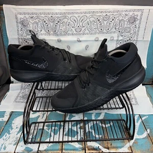 Nike Zoom Assersion Triple Black Basketball Shoes 917505-002 Mens 11.5 Sneaker - Picture 1 of 10
