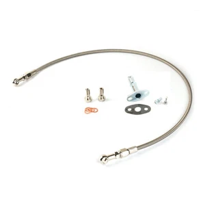 AN4 Oil Feed & Drain Kit for Genesis 2.0L 2.0T Coupe w/ MHI TD04L TD04H Turbo - Picture 1 of 6