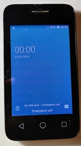 PIXI Alcatel OneTouch (4009X) Black 2GB - O2 network only Smartphone #877B - Picture 1 of 5