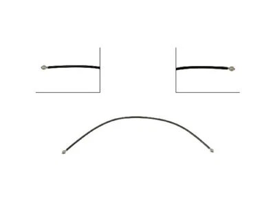 Cable de freno de estacionamiento intermedio Dorman 58824MFVR para Dodge Ram 3500 1997-1999 Foto 1 de 2