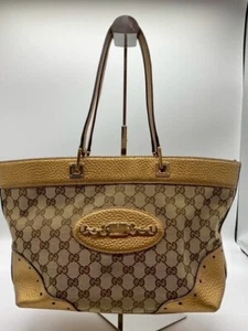 Gucci GG Canvas Horsebit Tote Bag Echtheit - Bild 1 von 13