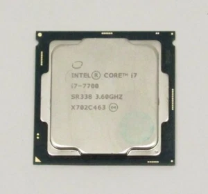 Intel Core I7-7700 3.60GHz 8MB LGA1151 SR338 Quad-Core Desktop CPU Processor - Picture 1 of 2