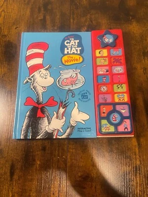 Vintage Dr. Suess “The Cat In The Hat The Movie!” Play-A-Sound Book 2003 ~ Works - Image 1 of 4