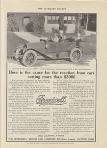 Cause for reaction from cars costing more than $3000 Speedwell Torpedo ad 1911 - Picture 1 of 1
