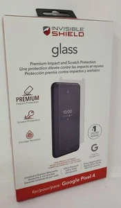 Zagg Screen Protector for Google Pixel 4. Invisible Shield Glass Premium - Picture 1 of 2