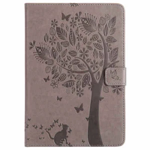Embossed Flip Leather Case Stand Cover For iPad 9th 8th 7th 6th 5th Gen Mini Air - Picture 1 of 21