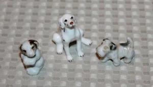 Vintage Collectible Porcelain/Ceramic Dog Figurine Lot of three - Animal Figure - Picture 1 of 12