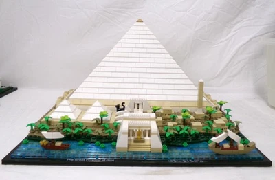 Набор LEGO 2022 Architecture 21058 The Great Pyramid of Giza построен неполный - Изображение 1 из 4