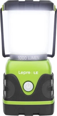 Linterna LED para Camping LE 1000LM Alimentada por Batería, Verde Impermeable-1000lm-1Pack Foto 1 de 4