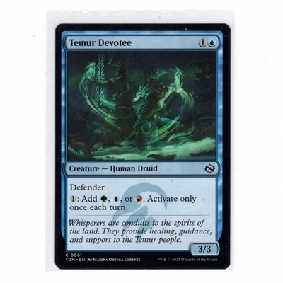 Temur Devotee Magic The Gathering Tarkir Dragonstorm 0061 - Image 1 of 2