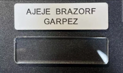 Targhetta citofono urmet kombi 825 + vetrino in plexiglas