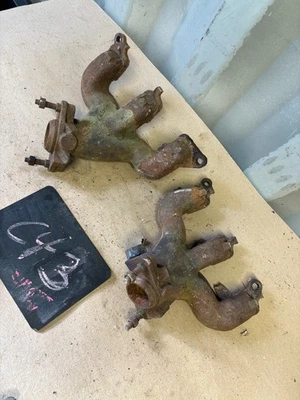 1987 1991 1992 94 1995 Ford F250 F350 F150 4.9 300 i6 juego de colectores de escape dividido Foto 1 de 4