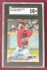 2018 Topps Chrome Update Shohei Ohtani HMT1 SGC 10 Gem Rookie Pitching #5657753 - Picture 1 of 2