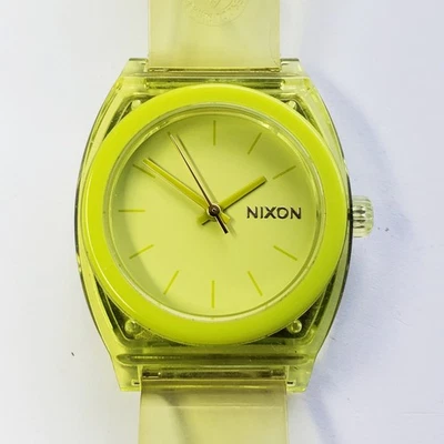 Nixon Lime Green Happy Medium Time Teller Womans/Kids Watch - Image 1 of 4