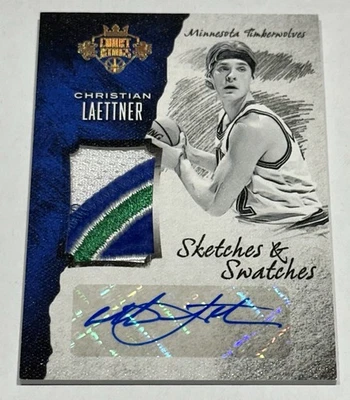 2016-17 Christian Laettner Panini Court Kings bocetos y muestras parche automático/25 Foto 1 de 2