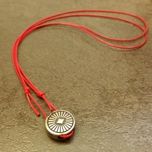 Red String Charm Pendant Necklace Gift Men Women Surfer Boho Luck Fate Spiritual - Picture 1 of 4