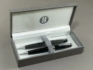 Bill Blass Black and Silver Tone Pen And Pencil Set BB0121-1 - Picture 1 of 11