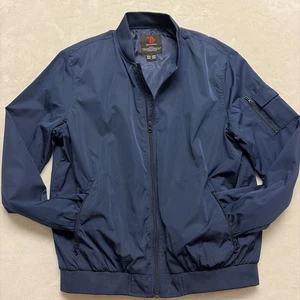 Chaquetas Bomber Forradas Ligeras para Hombres TBMPOY M a Prueba de Viento Bolsillo de Manga Completa con Cremallera - Imagen 1 de 11
