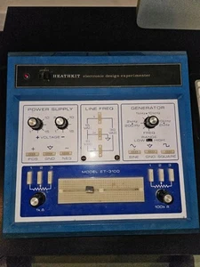 Vtg Heathkit Heath Model ET-3100 Electronic Design Experimenter Powers On As Is - Zdjęcie 1 z 5