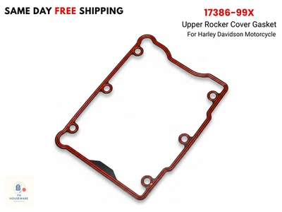 17386-99X Upper Rocker Cover Gasket for Harley Davidson Motorcycle - Image 1 of 4