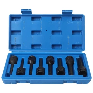 T Type Hexagon Socket Tool Set 8 Essential Pieces for Automotive Repair Tasks - Picture 1 of 12