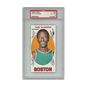 Tarjeta de baloncesto Tom Sanders Boston Celtics 1969 Topps (PSA 6) - Imagen 1 de 2