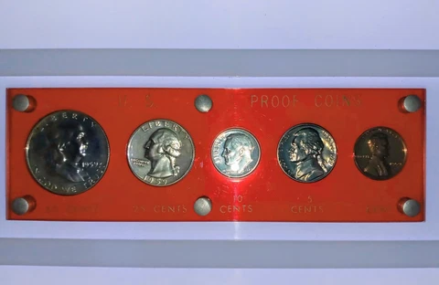 1959 Proof Set in Capital Plastic Holder-Cameo-All Original, Coinsnapped Photos Cover