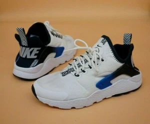 Nike Air Huarahe Run Ultra N7 AO2320-100 White/Dark Obsidian Women's Size 5 - Picture 1 of 12