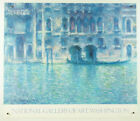 Vtg Monet Palazzo Da Mula Venice High Quality Fine Art Museum Print Poster 31X27