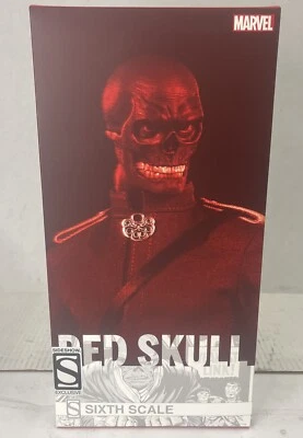Sideshow EXCLUSIVO Calavera Roja Escala 1/6 Edición Limitada *NUEVO EN CAJA Solo 750 Hecho Foto 1 de 3
