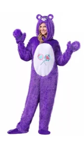 Care Bears- Adult Classic Share Bear Costume Small Purple - Picture 1 of 4