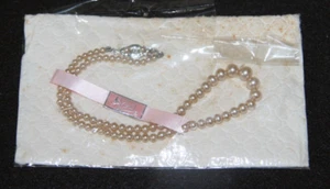 Gargantilla collar perlas simuladas Coro vintage Japón nueva de stock - Imagen 1 de 15