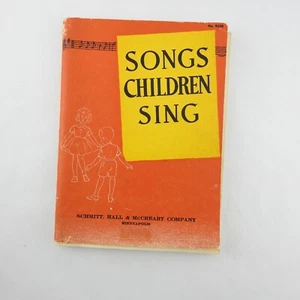 Vintage Songs Children Sing Music Hall & McCreary Company 1943 - Picture 1 of 8