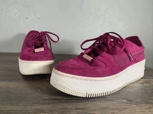 Nike Air Force 1 Sage Low Platform Women's Sneakers True Berry Size 7.5 - Picture 1 of 6