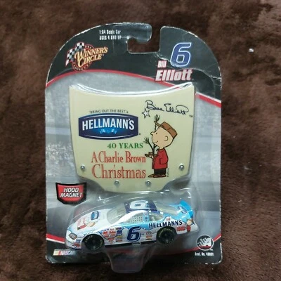 Coche Bill Elliott #6 A Charlie Brown Christmas Hellman's 2006 Winners Circle 1:64 Foto 1 de 4