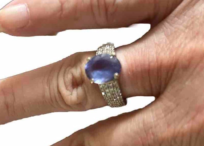 Tanzanite rings for women gold 14k Size 5.5 - Image 1 of 1