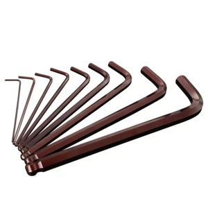 5xBall End L-Shaped Hexagon Wrench for Set/Socket Screw L1.5/2/2.5/3/4/5/6/8/10  - Picture 1 of 17
