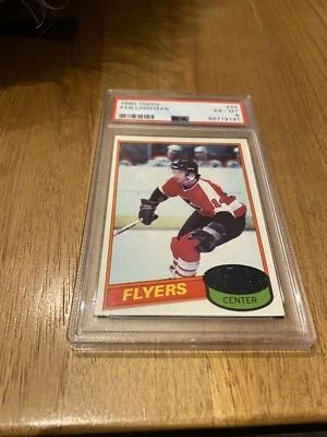 1980 (1980/81) Topps #24 Ken Linseman (Flyers)   PSA 6 - Image 1 of 2