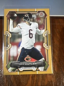 Jay Cutler 2015 Bowman Gold Parallel #20 Chicago Bears /75 NM-MT - Picture 1 of 7