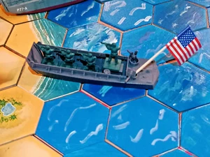 MEMOIR 44 PACIFIC LCVP HIGGINS BOAT LANDING CRAFT VEHICLE PERSONNEL IWO JIMA - Picture 1 of 16