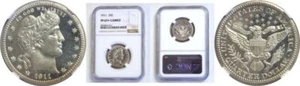 1911 25C Barber Quarter NGC PR-67+ CAM - Picture 1 of 1