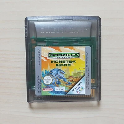 Nintendo GameBoy Color Spiel Godzilla Series The Monster Wars Modul GBC - Bild 1 von 2
