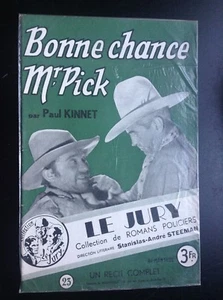Bonne chance Mr Pick Steeman Jury 23 Récit complet Roman policier TBE - Bild 1 von 1